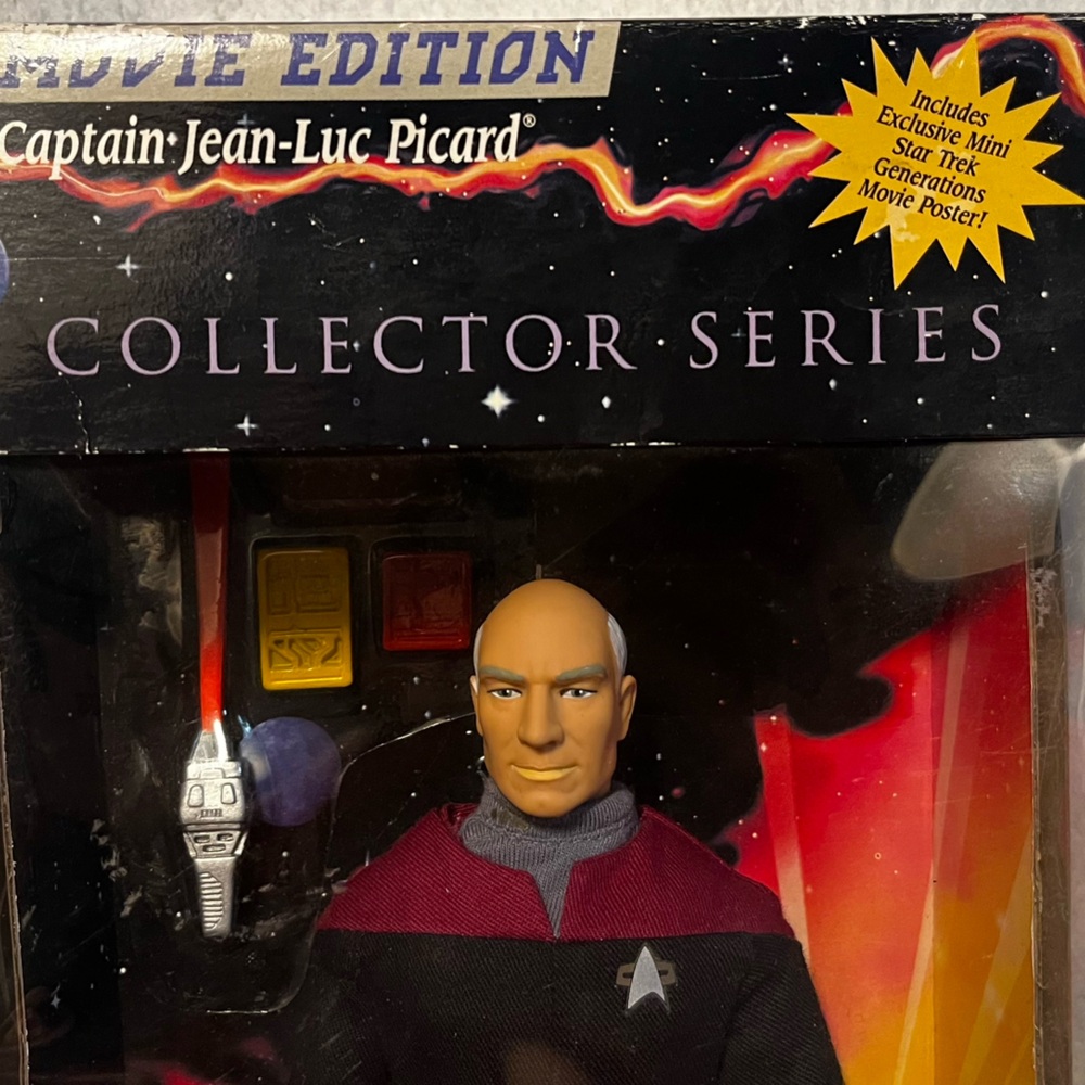 PLAYMATES: STAR TREK GENERATIONS 1994 Collectors Series Captain Jean Luv Picard